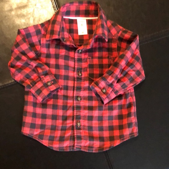 Buffalo Plaid Button Up Shirt - Picture 1 of 4